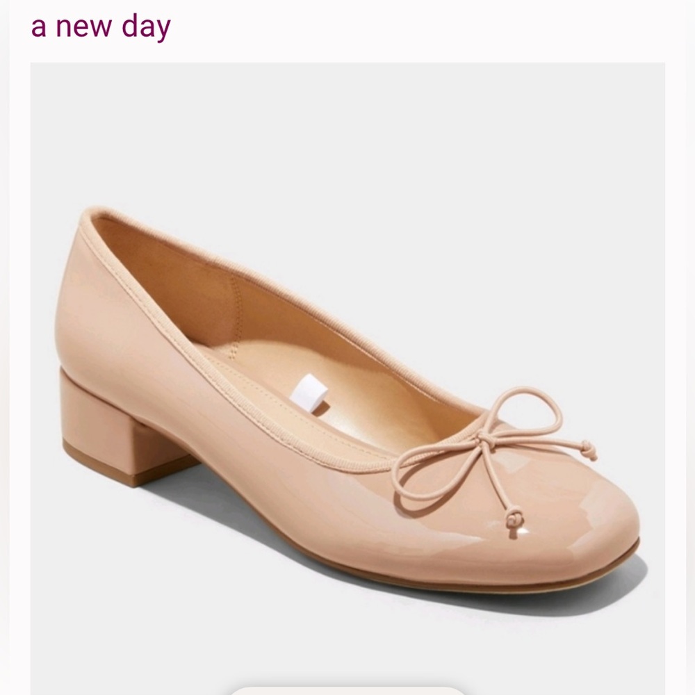A New Day Tan Flats with Bow Detail